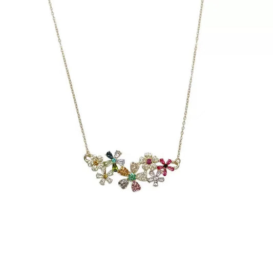 Colorful Daisy Necklace