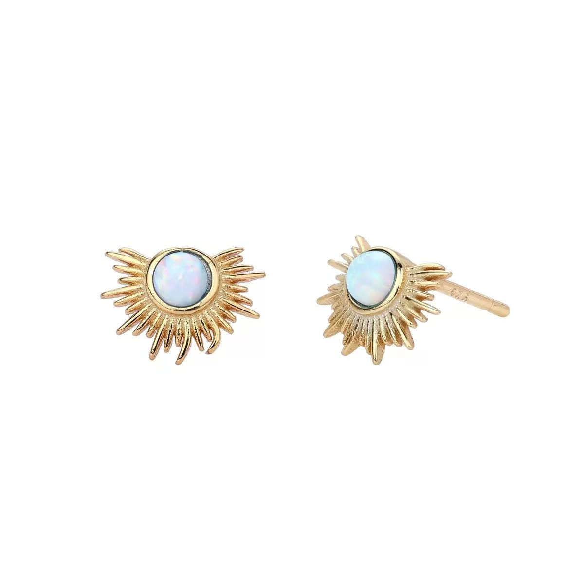 Sunburst Stud Earrings