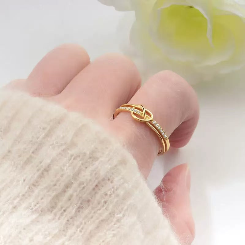 Heart Knot Stacking Ring