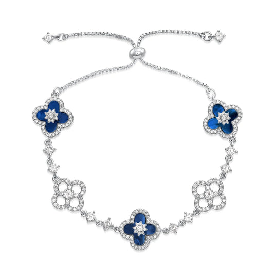 Sliver Clover Petal Glow Bracelet