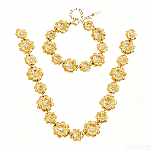 Florette Chain & Bracelet