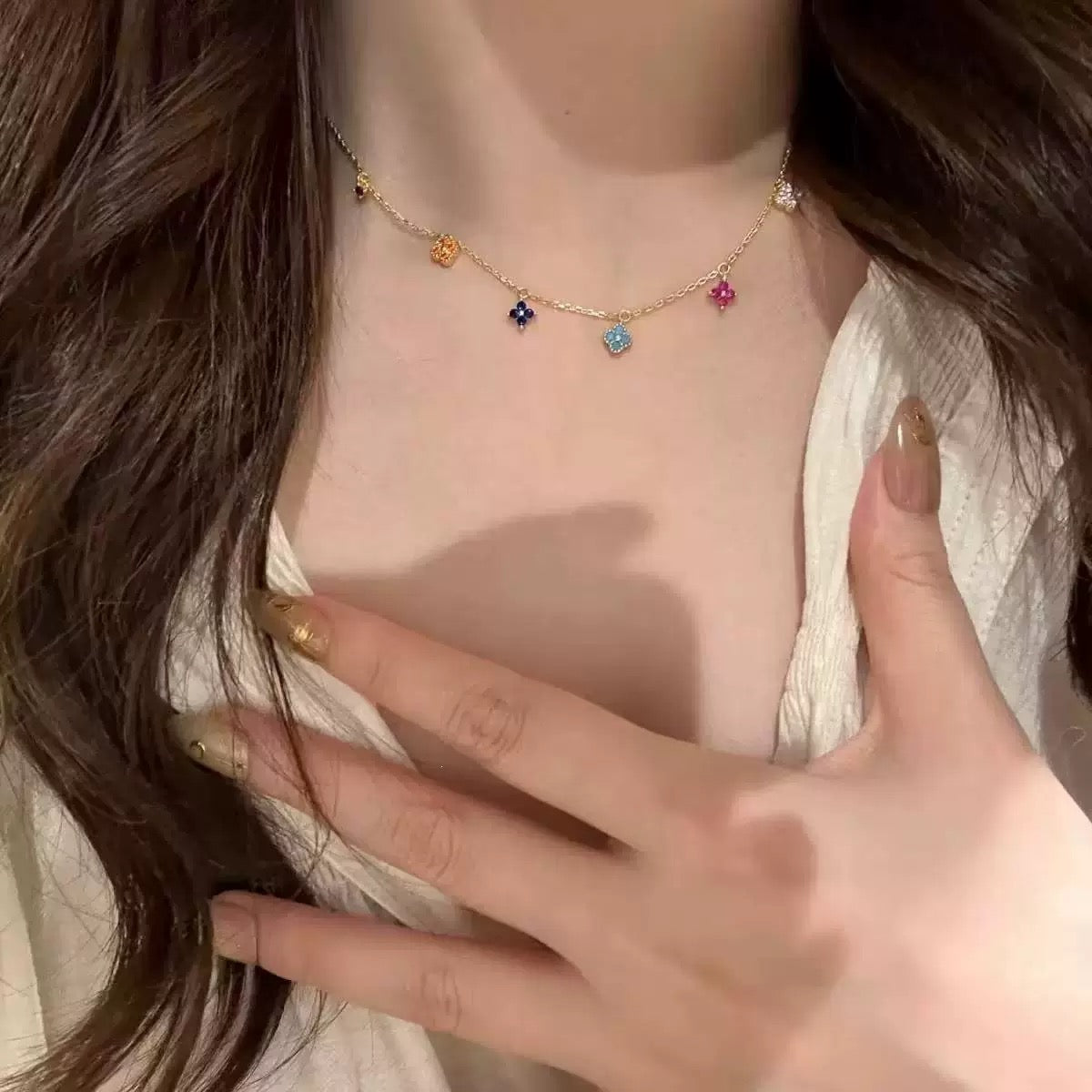 Colorful Clover Jewelry Set