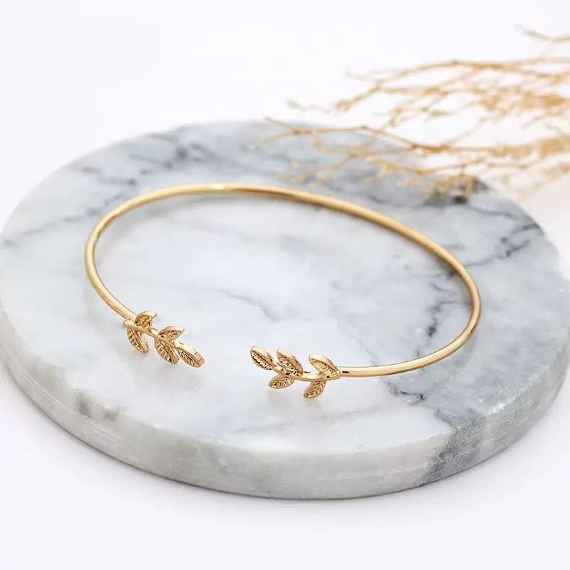Gold Leaf Bracele