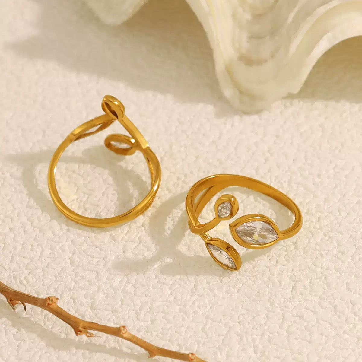 Winding Leaf Cuff