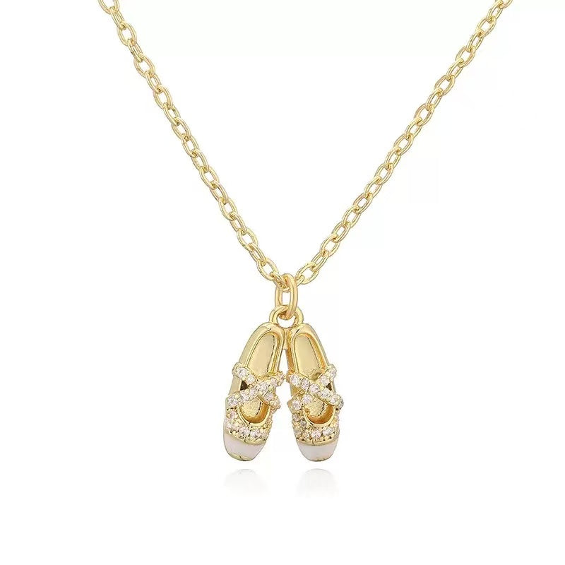 Pink Ballet Mini Necklace