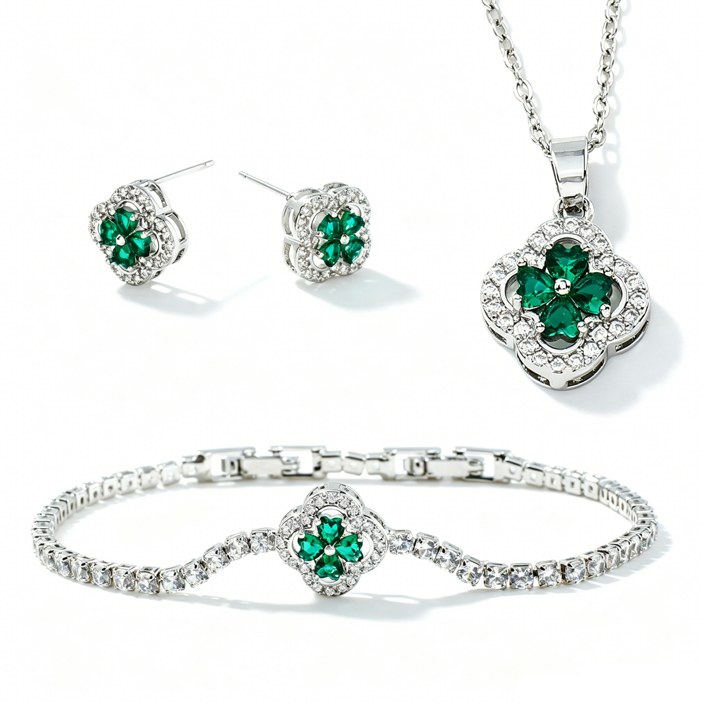 Soft Luck Clover Set