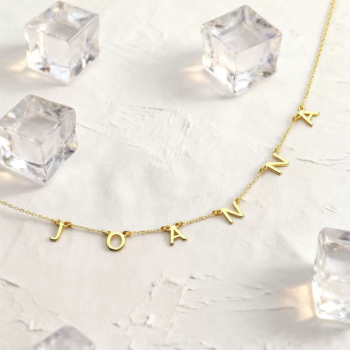 Stainless Steel Letter Necklace