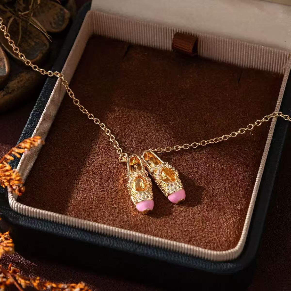 Pink Ballet Mini Necklace