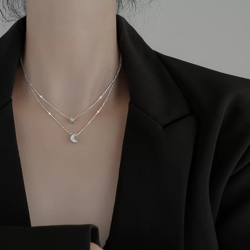 Twin Celestial Necklace