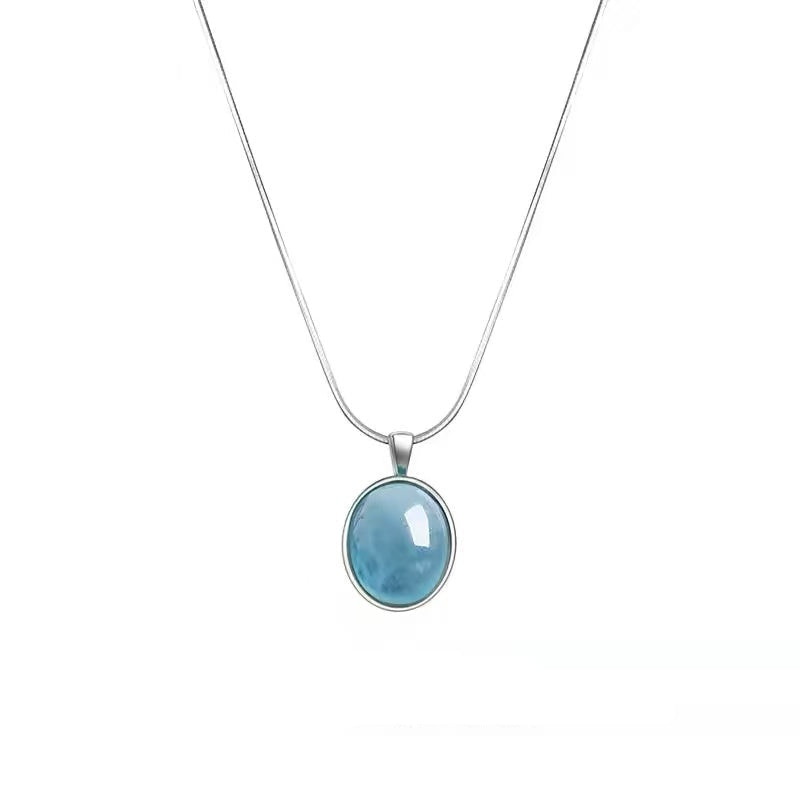 Aquamarine necklace