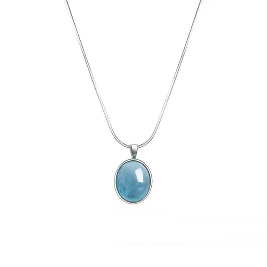 Aquamarine necklace