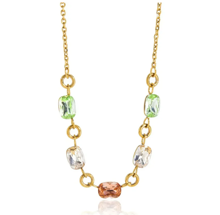 Color Gem Necklace