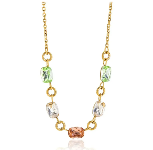 Color Gem Necklace