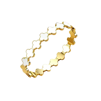 Aisha Clover Bangle