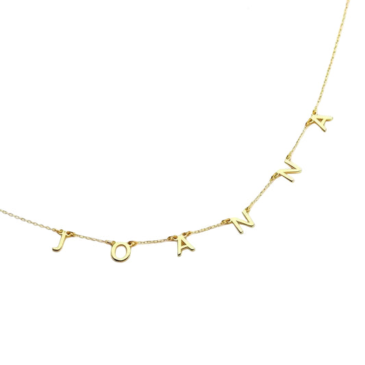 Stainless Steel Letter Necklace