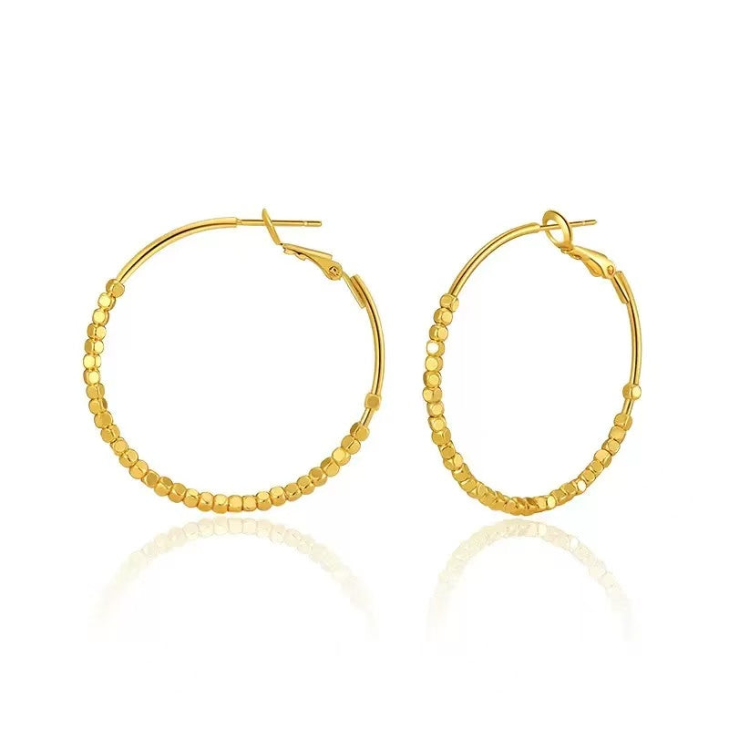 Bold Gold Hoop Earrings