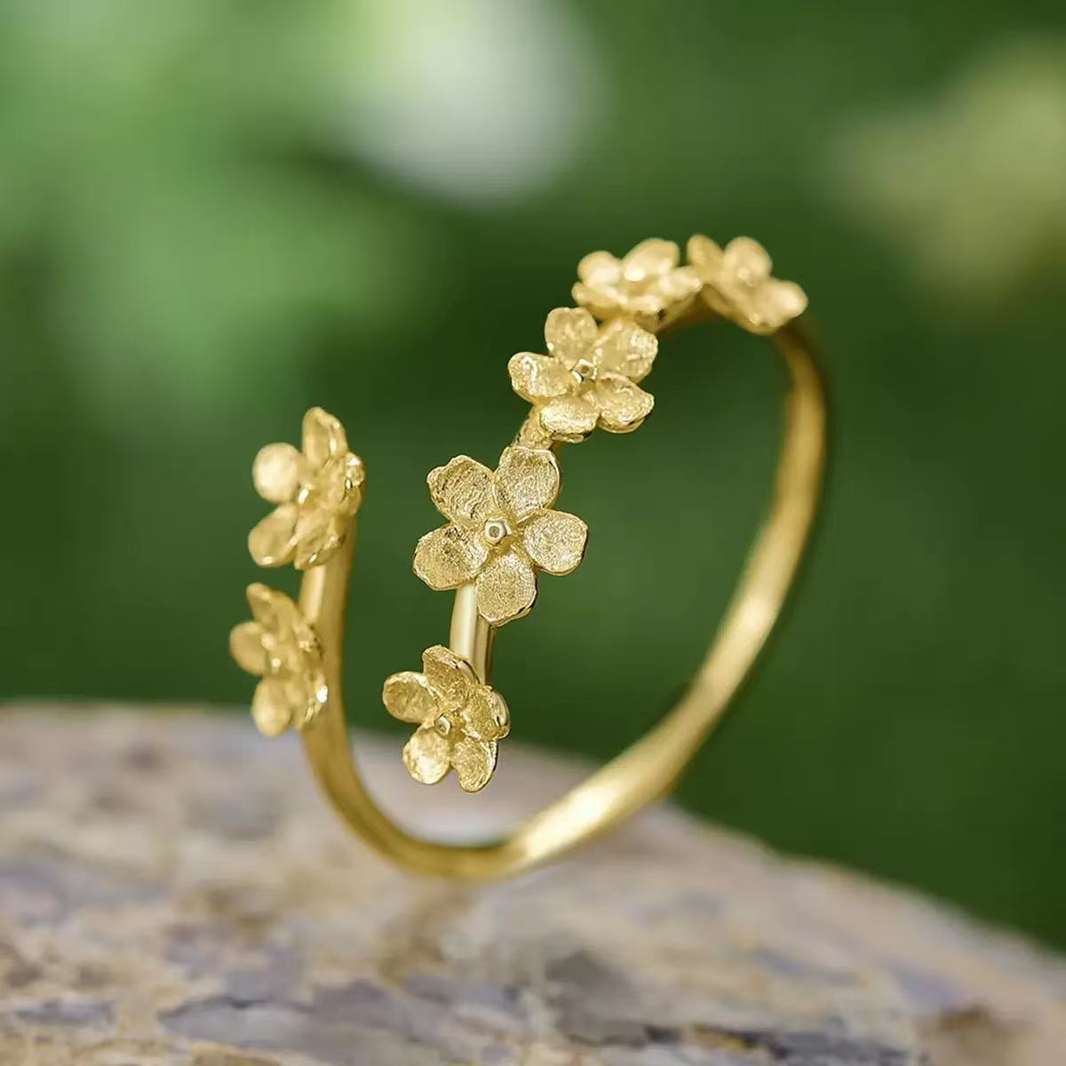 Cherry Blossom Bypass Ring