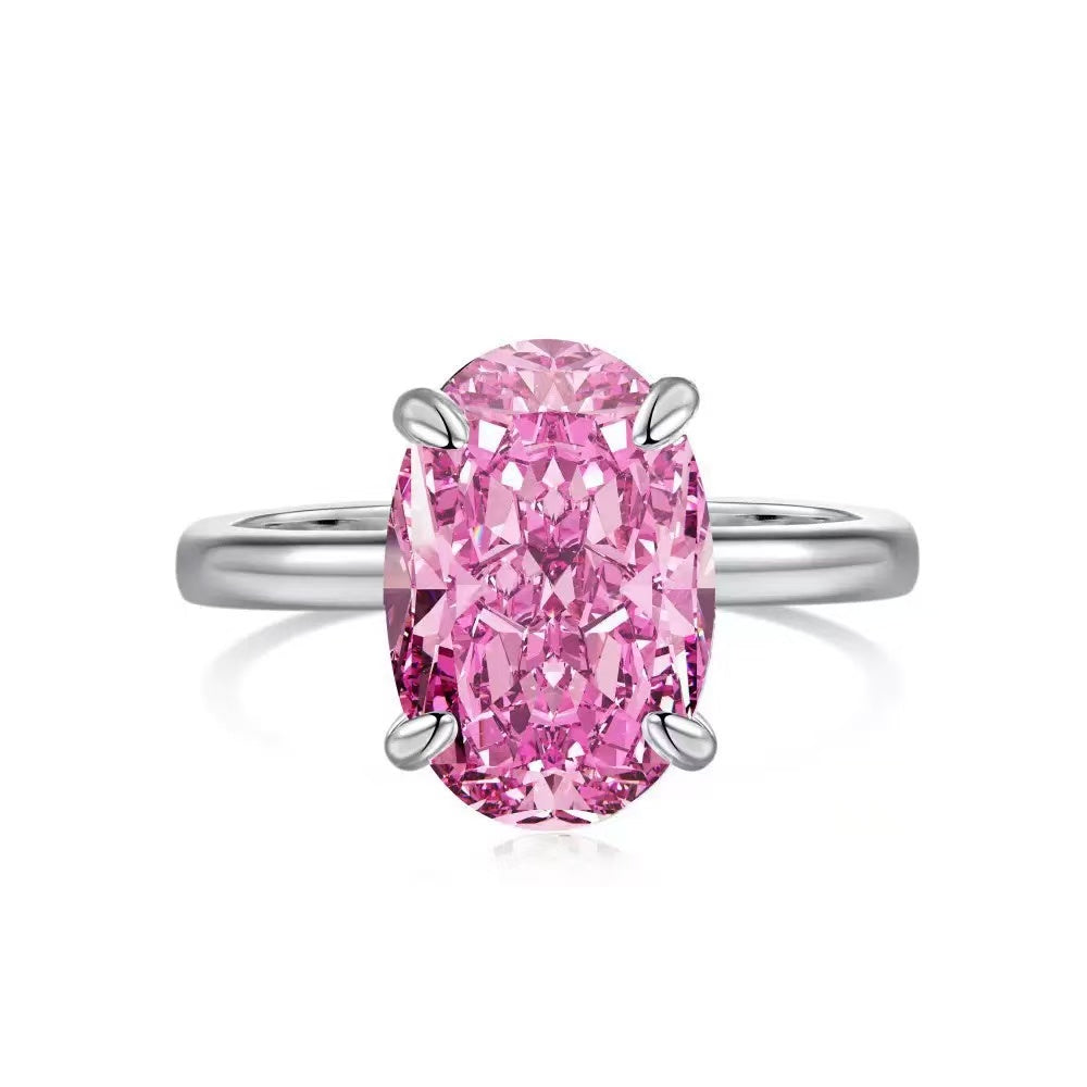 3.5 Carat Ice Cut Zircon Ring