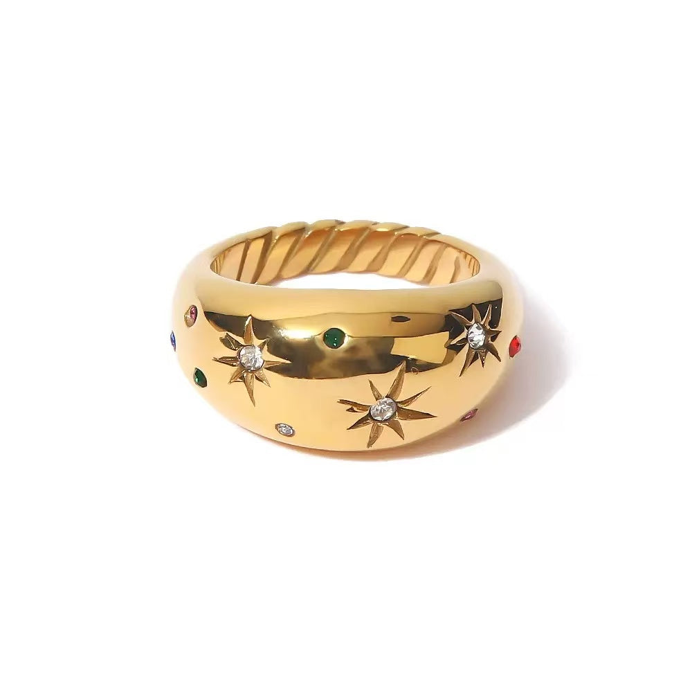 Starburst Dome Ring