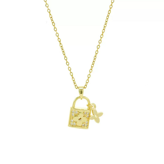 Clover Love Lock Chain