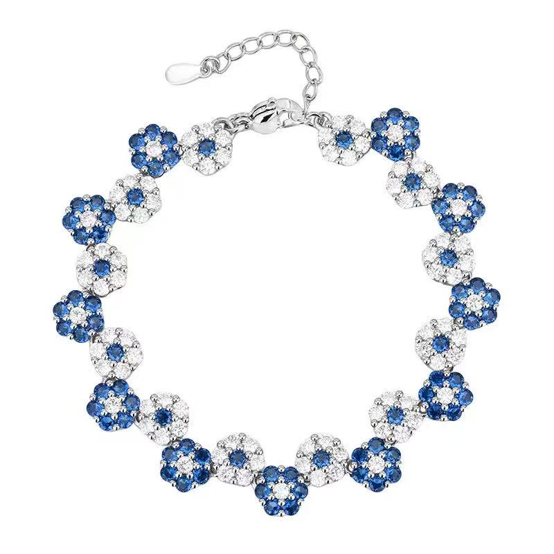 Zircon Flower Necalace Set