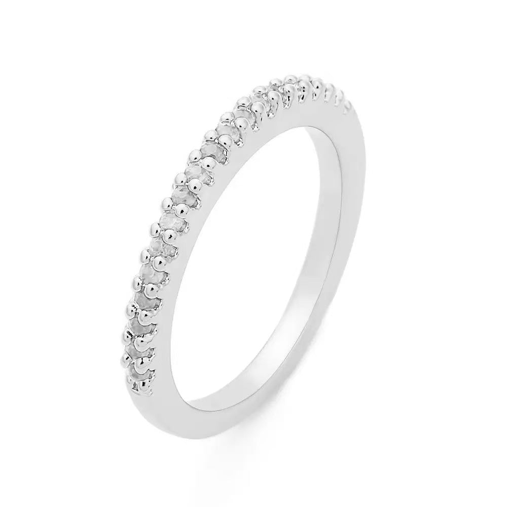Sapphire  Half Eternity Ring