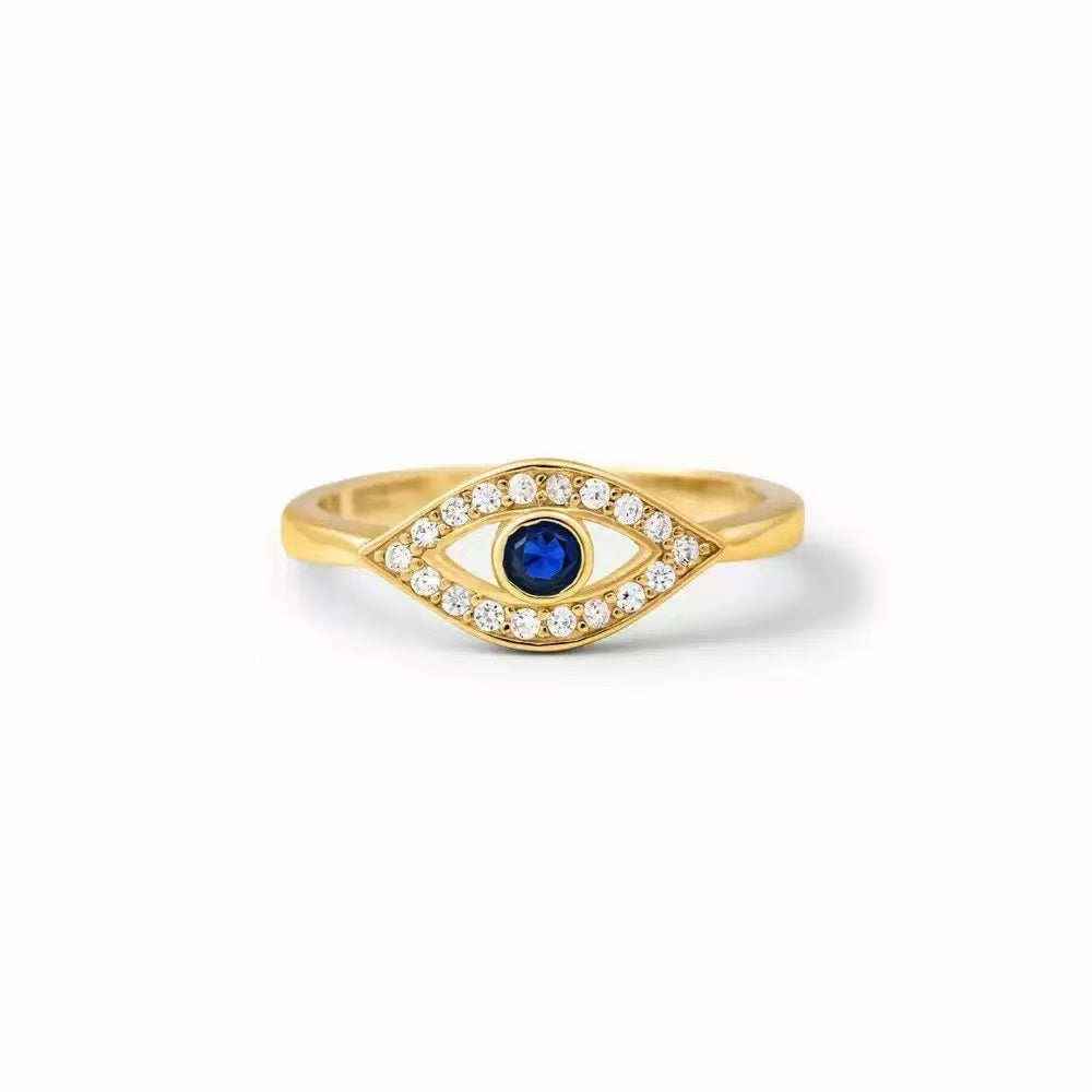 Sapphire Evil Eye Ring