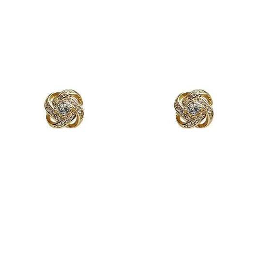 Whirlwind Love Knot Earrings