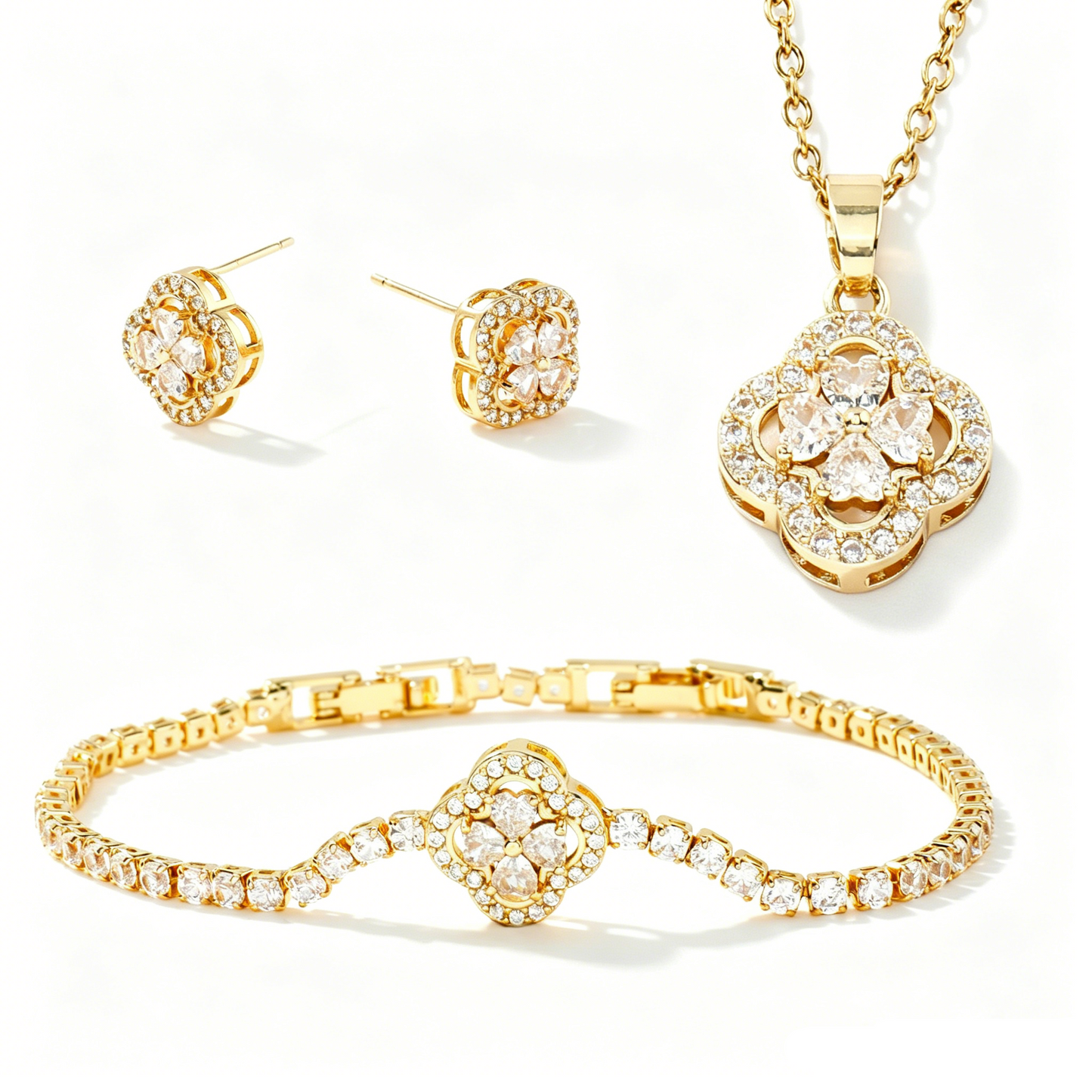Soft Luck Clover Set