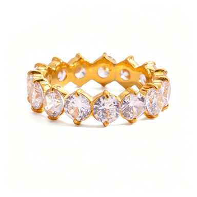 Rainbow Gem Sparkle Ring