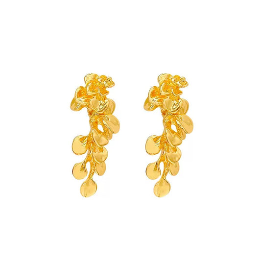 Gold Leaf Earrings