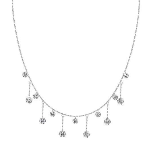 Fringed Pendant Necklace