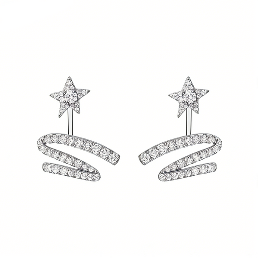 Star & Ribbon Eariing