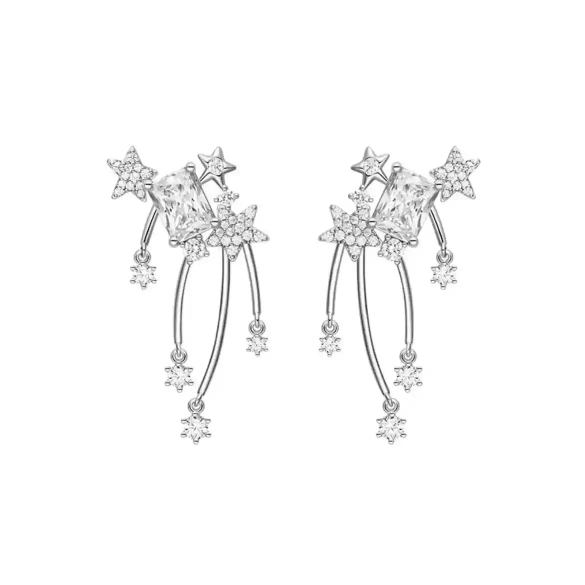 Blooming Pentagram Earring