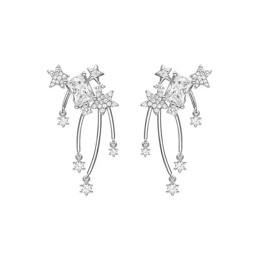 Blooming Pentagram Earring