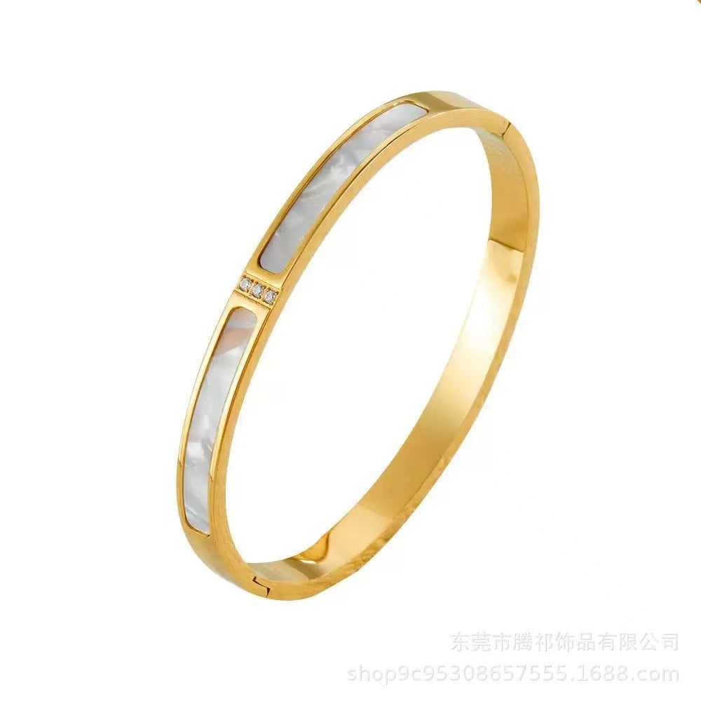 Signature Medallion Bangle