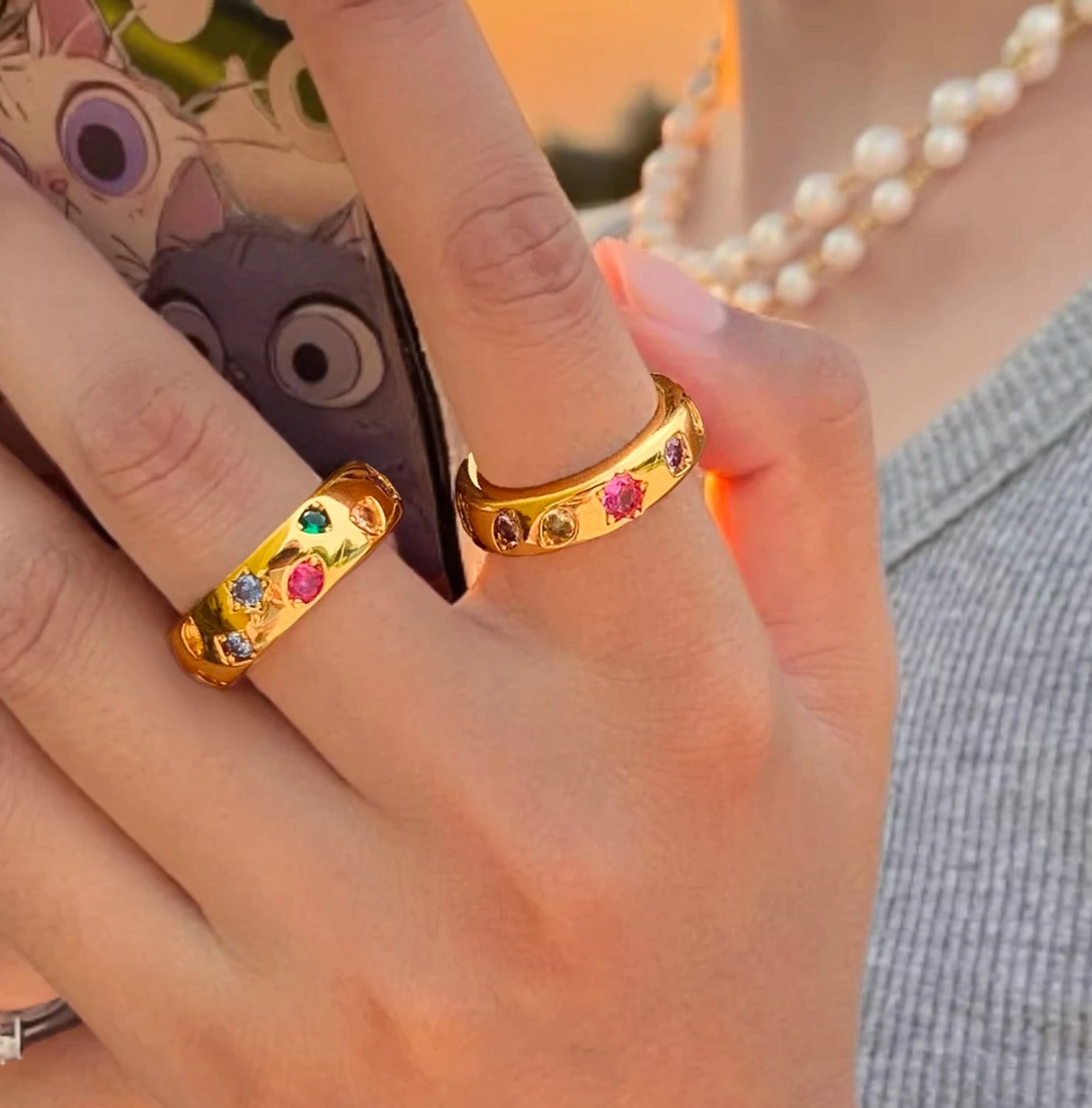 Starry Candy Gem Ring