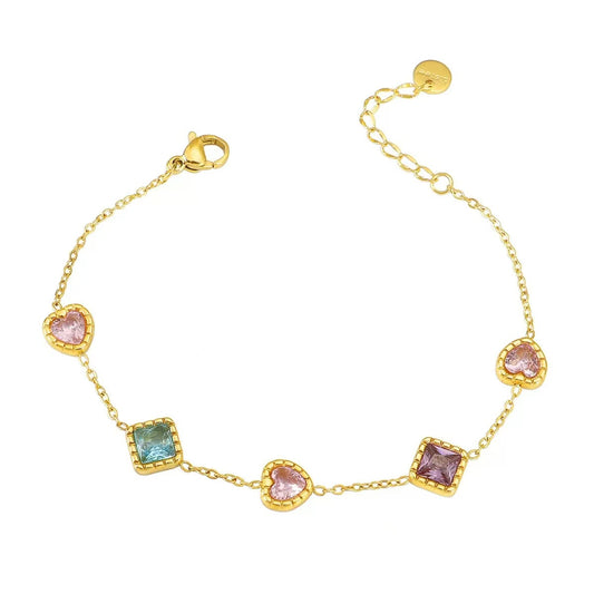 Colorful Zircon Bracelet