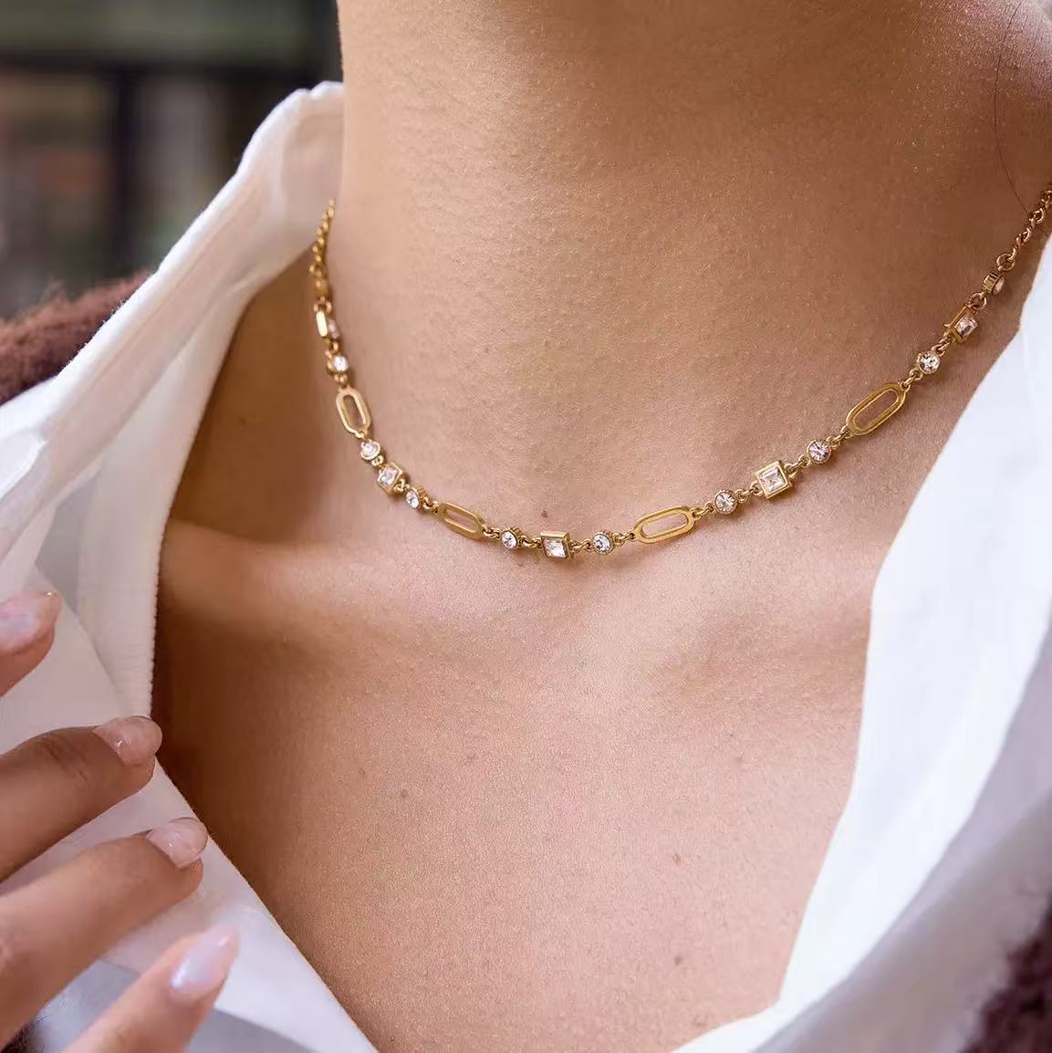 Shimmering Tassel Necklace