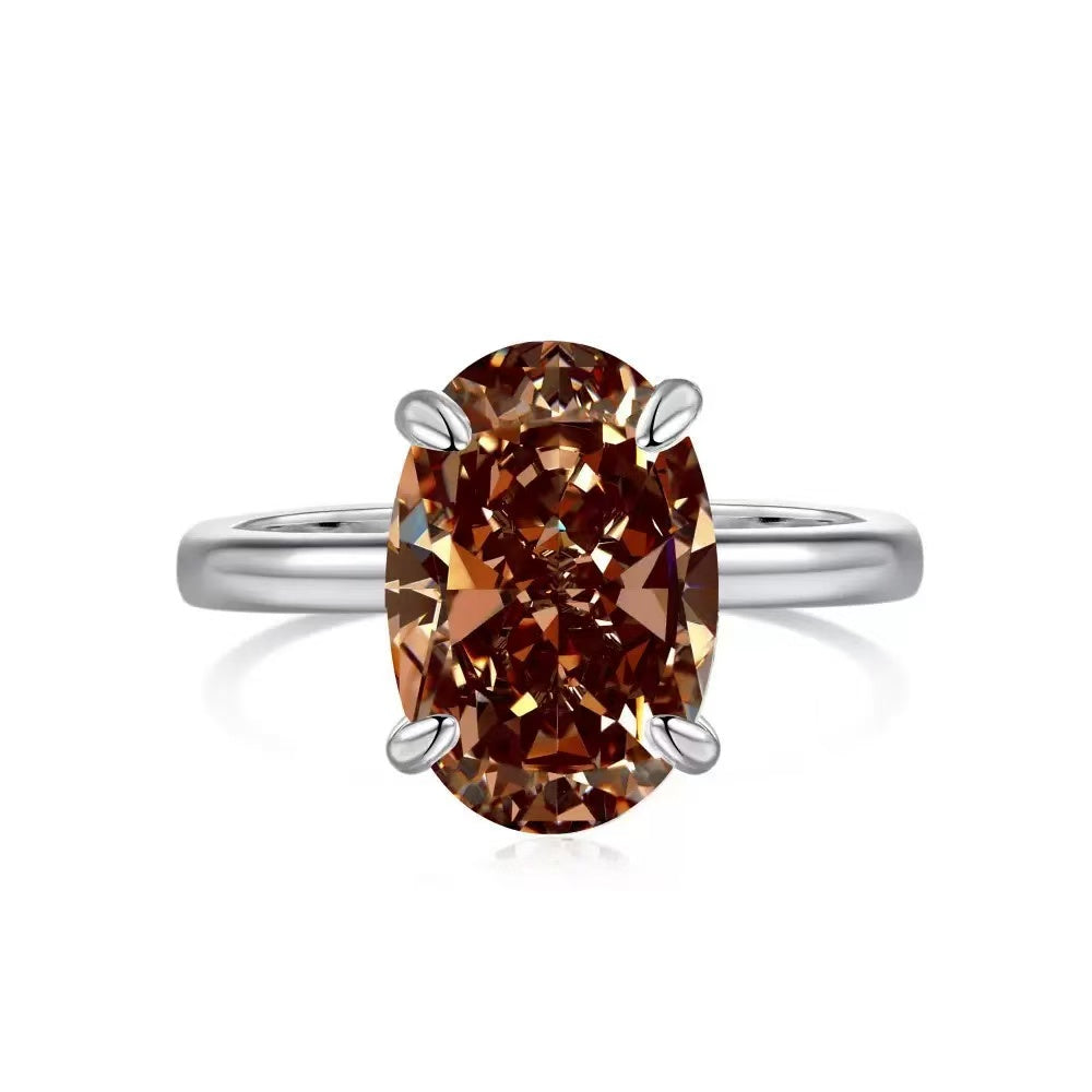 3.5 Carat Ice Cut Zircon Ring
