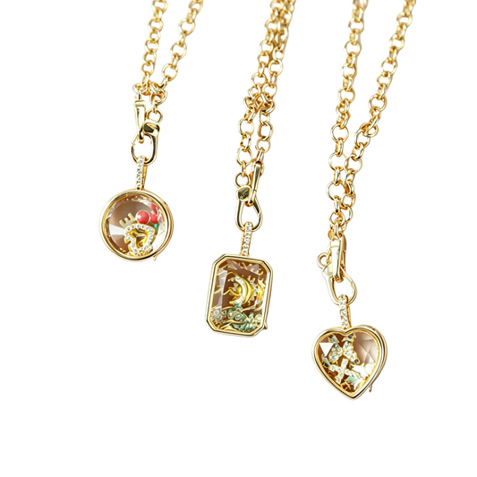 Irregular Shape Floating Locket