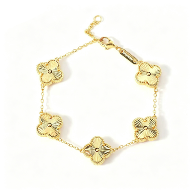 Gold Clover Bracelet