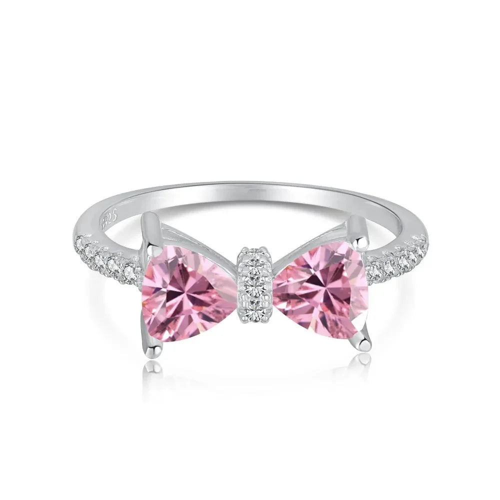 Pink Bow Ring