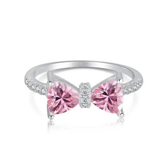 Pink Bow Ring