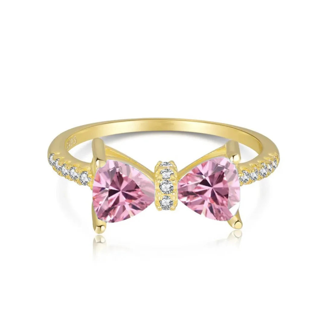 Pink Bow Ring