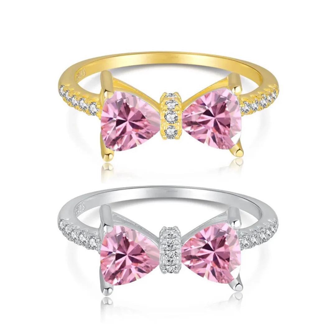 Pink Bow Ring