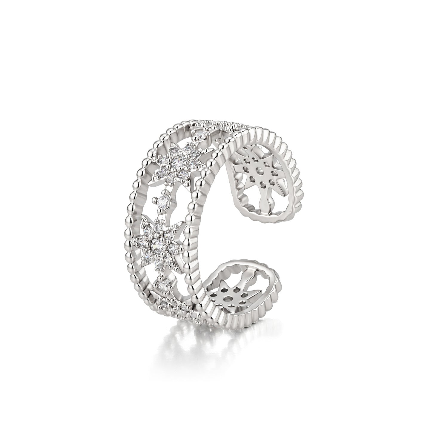 Multi Star Open Ring