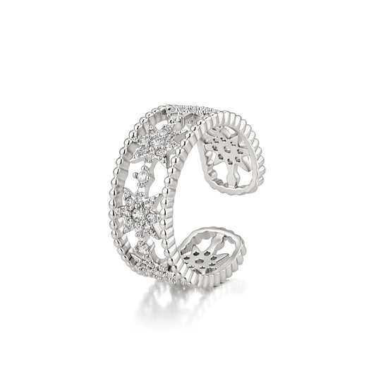 Multi Star Open Ring