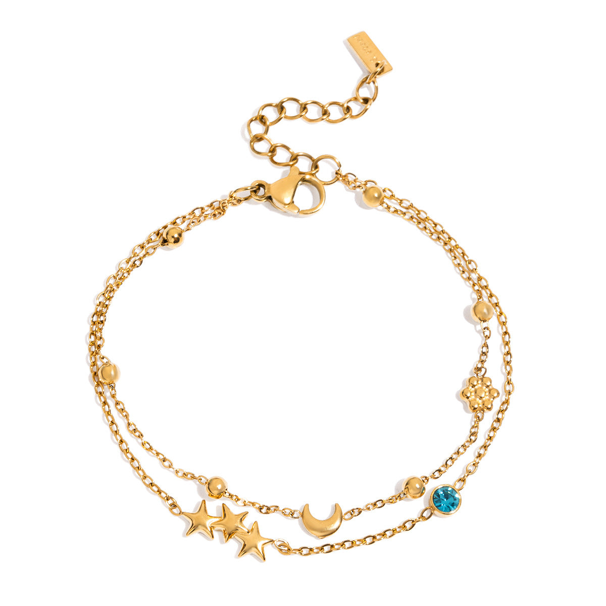 Double Layer Star Bracelet