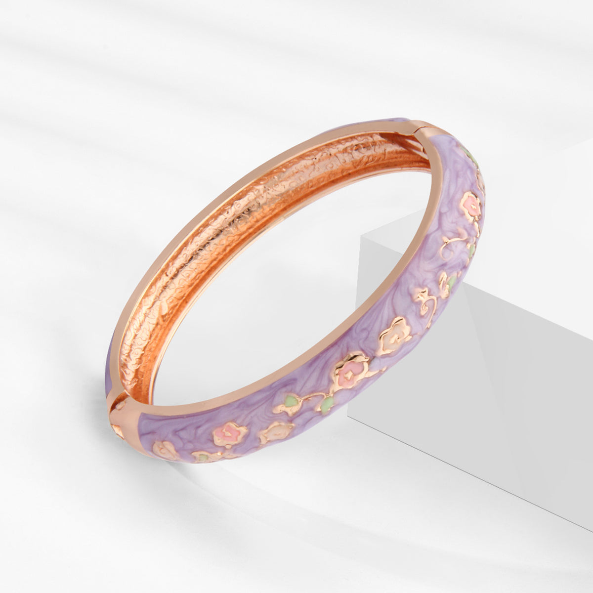 Lavender Petal Bangle